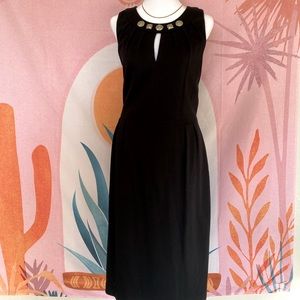 Kenneth Cole Reaction Black Knit Dress, Size Medium